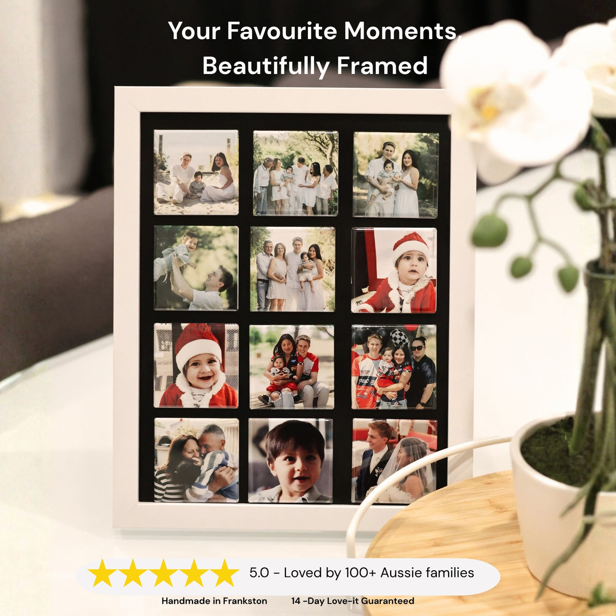 Magnetic Framed Button Photo Magnet – The Most Beautiful Way to Display Memories in Your House