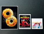 Handmade bordered photo magnet with your chosen photo