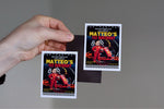 Custom photo magnet with a classic border style
