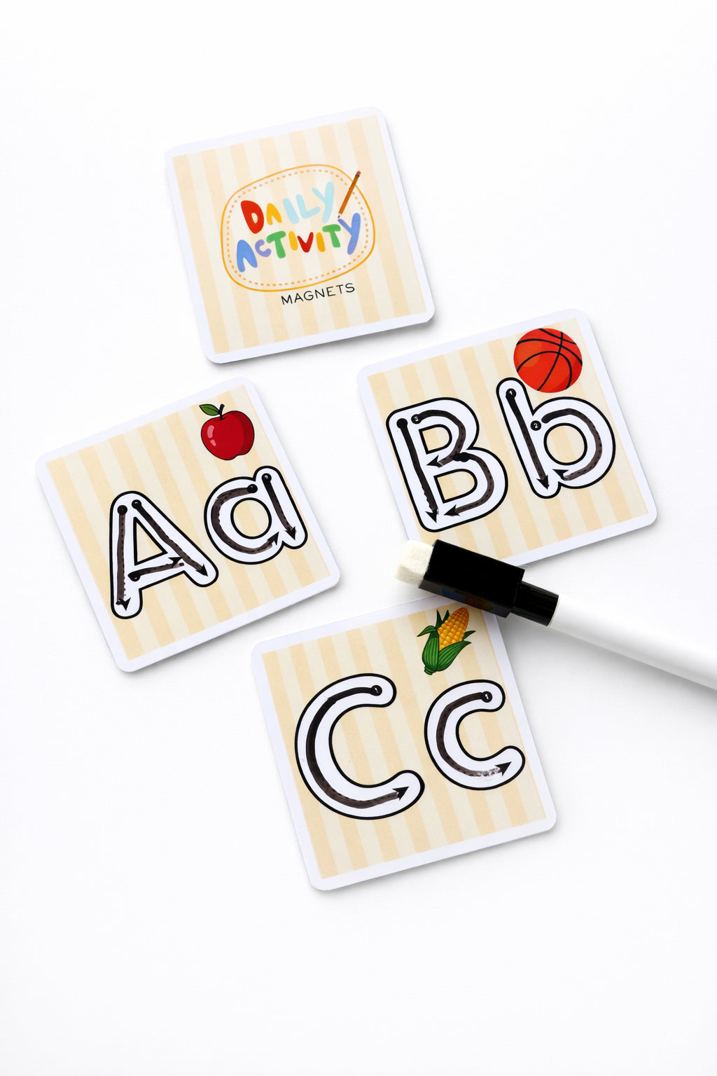 Alphabet Activity Magnets (26 pcs) + Pen