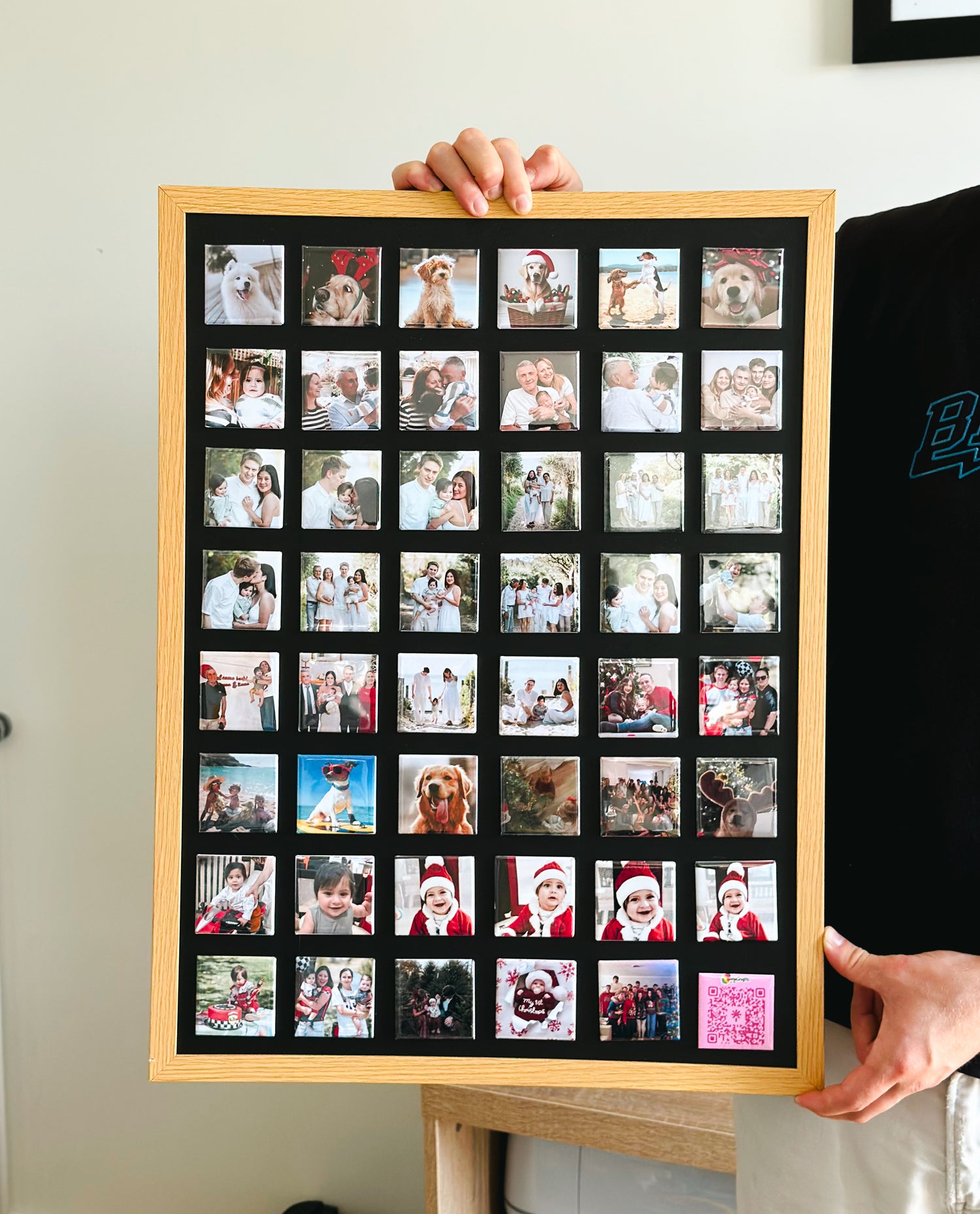 Classic Memory Photo Fridge Magnets — 50x50mm