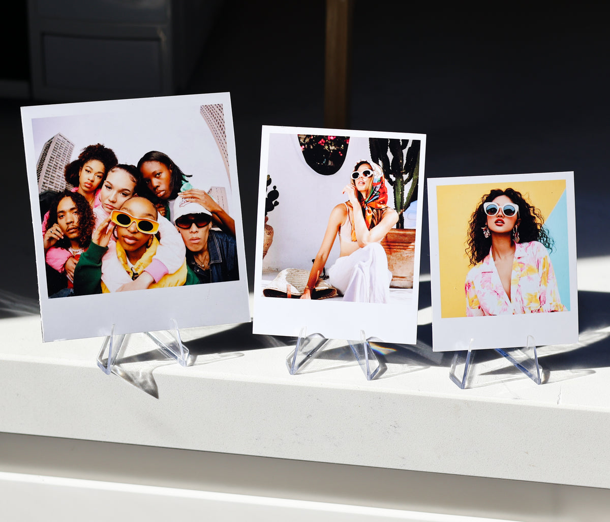 Custom retro photo magnet printed with your favourite picture