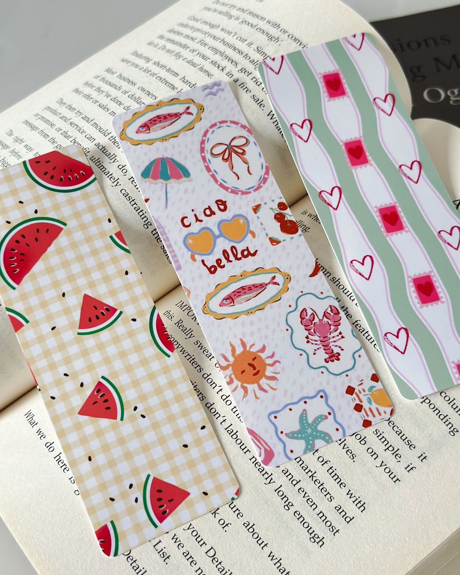 Ciao Bella Bookmark Set of 3