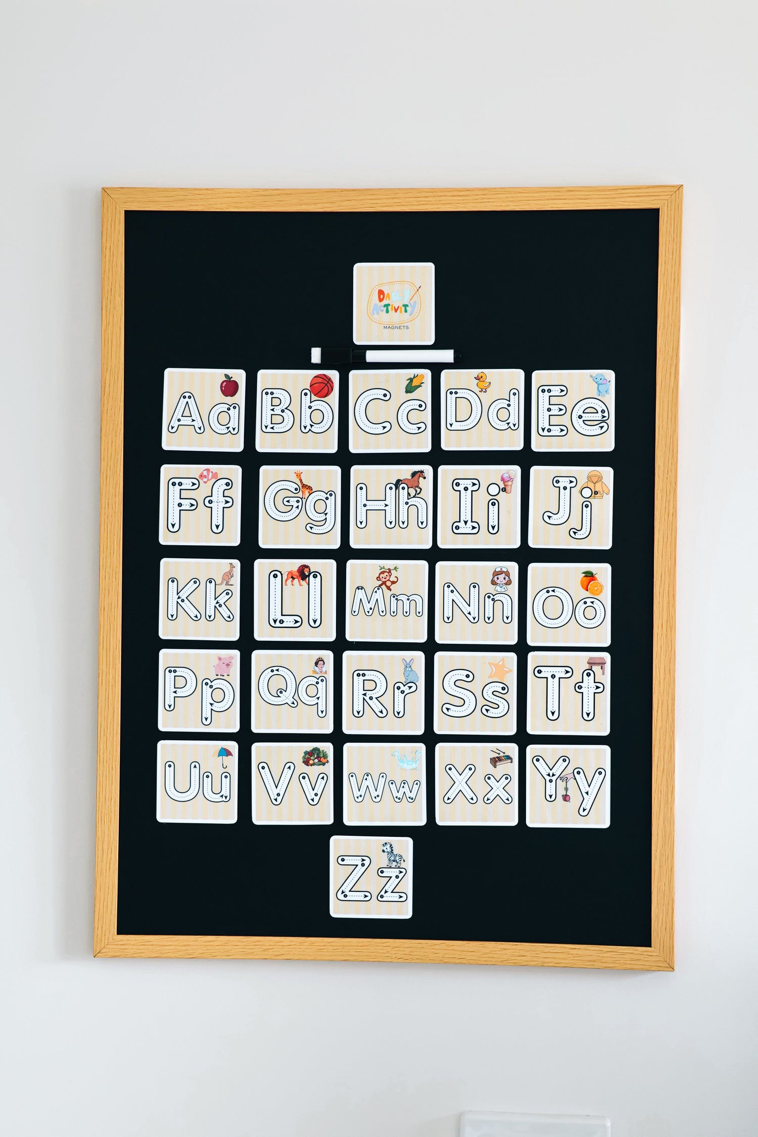 Alphabet Activity Magnets (26 pcs) + Pen