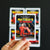 Custom bordered photo magnet printed with your favourite picture