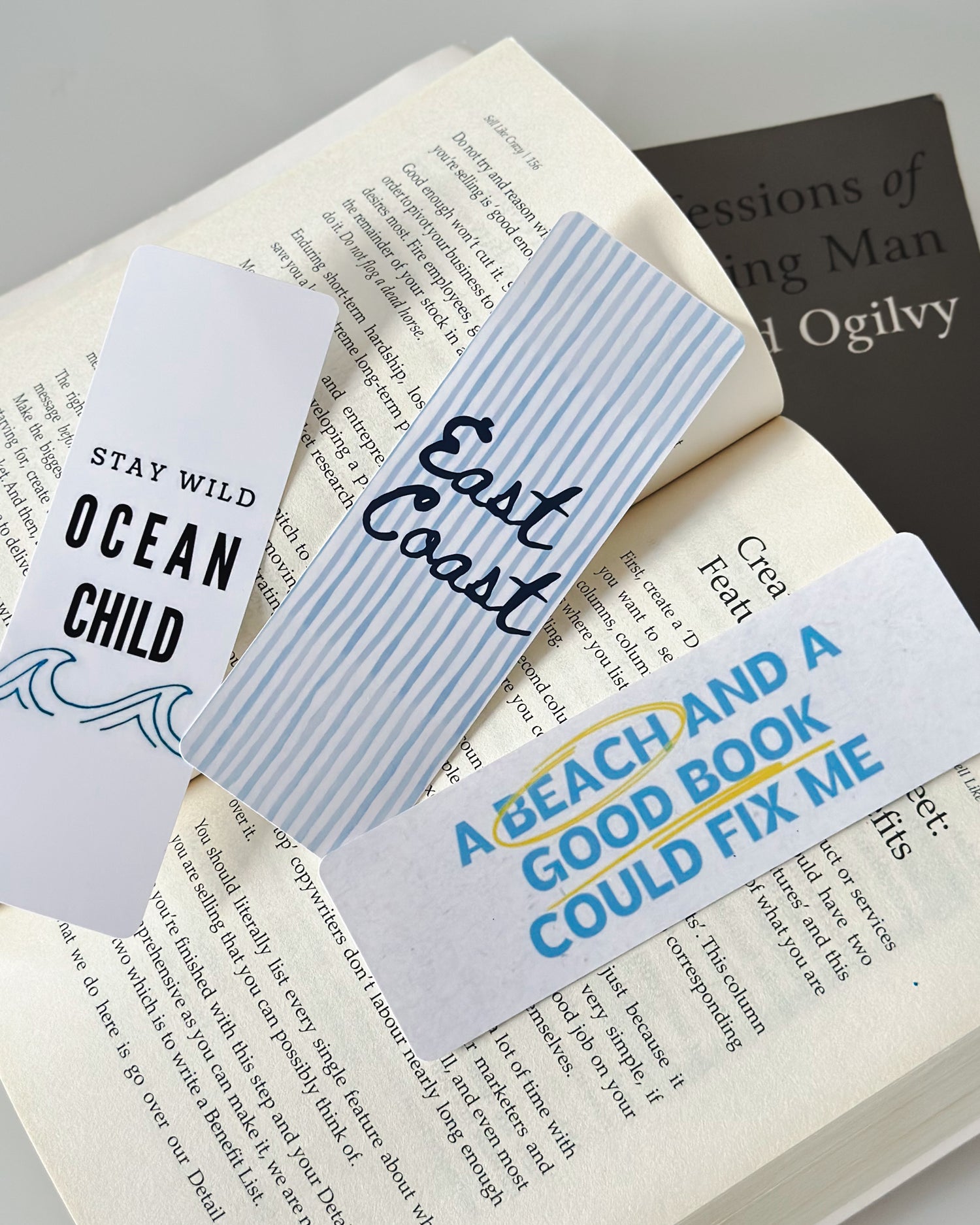 Coastal Vibe Bookmark Set of 3