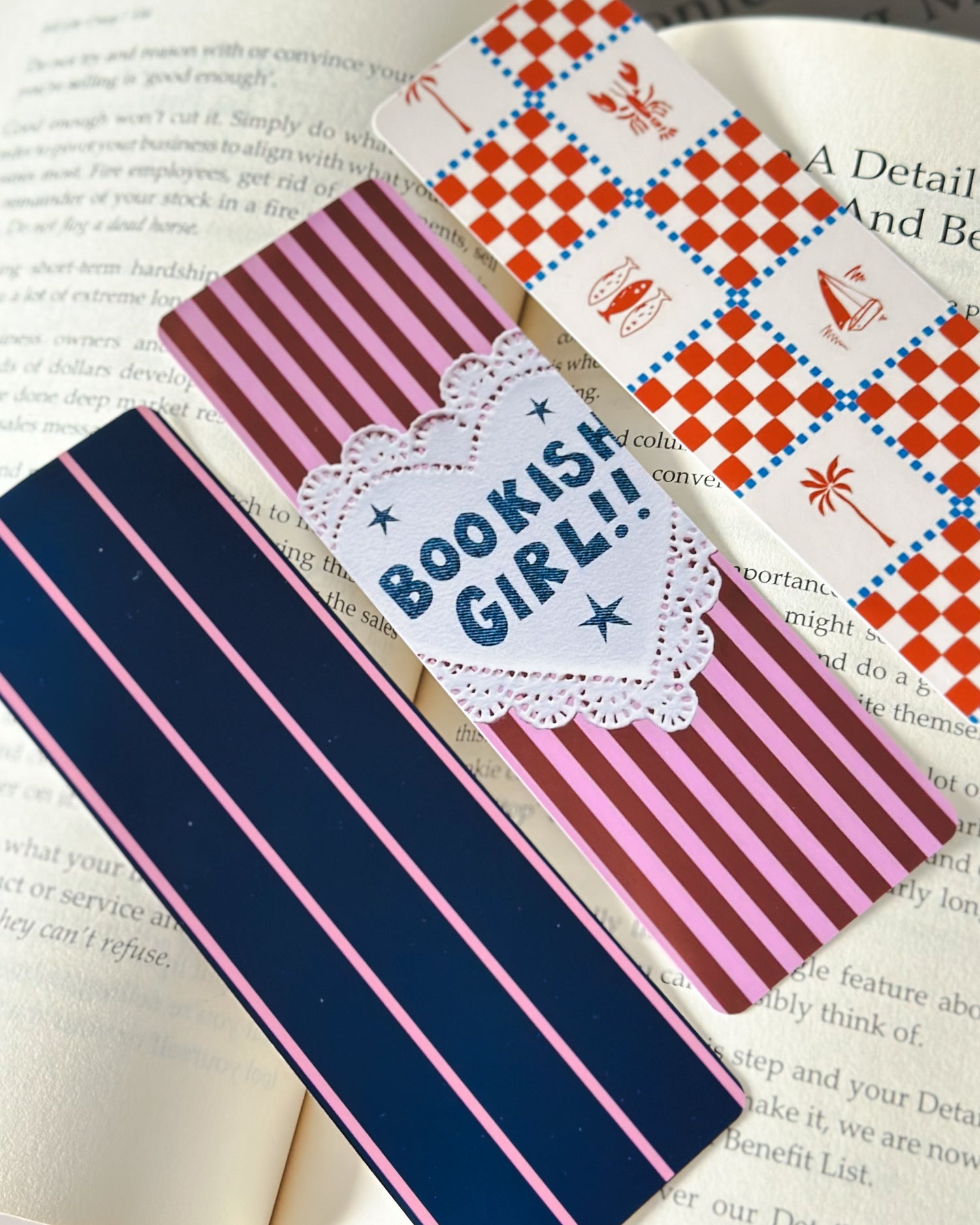 Bookish Bookmark Set of 3