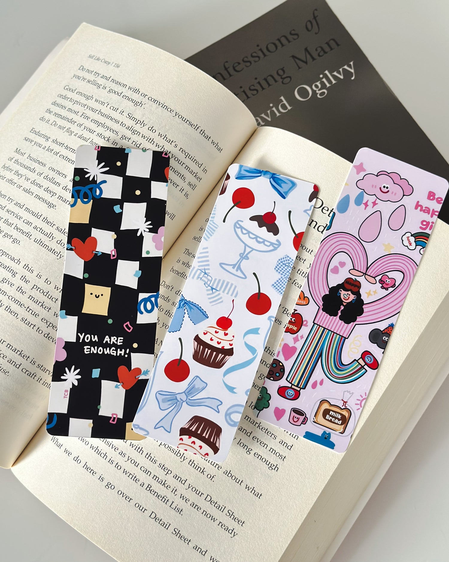 Chic Reading Bookmark Set of 3