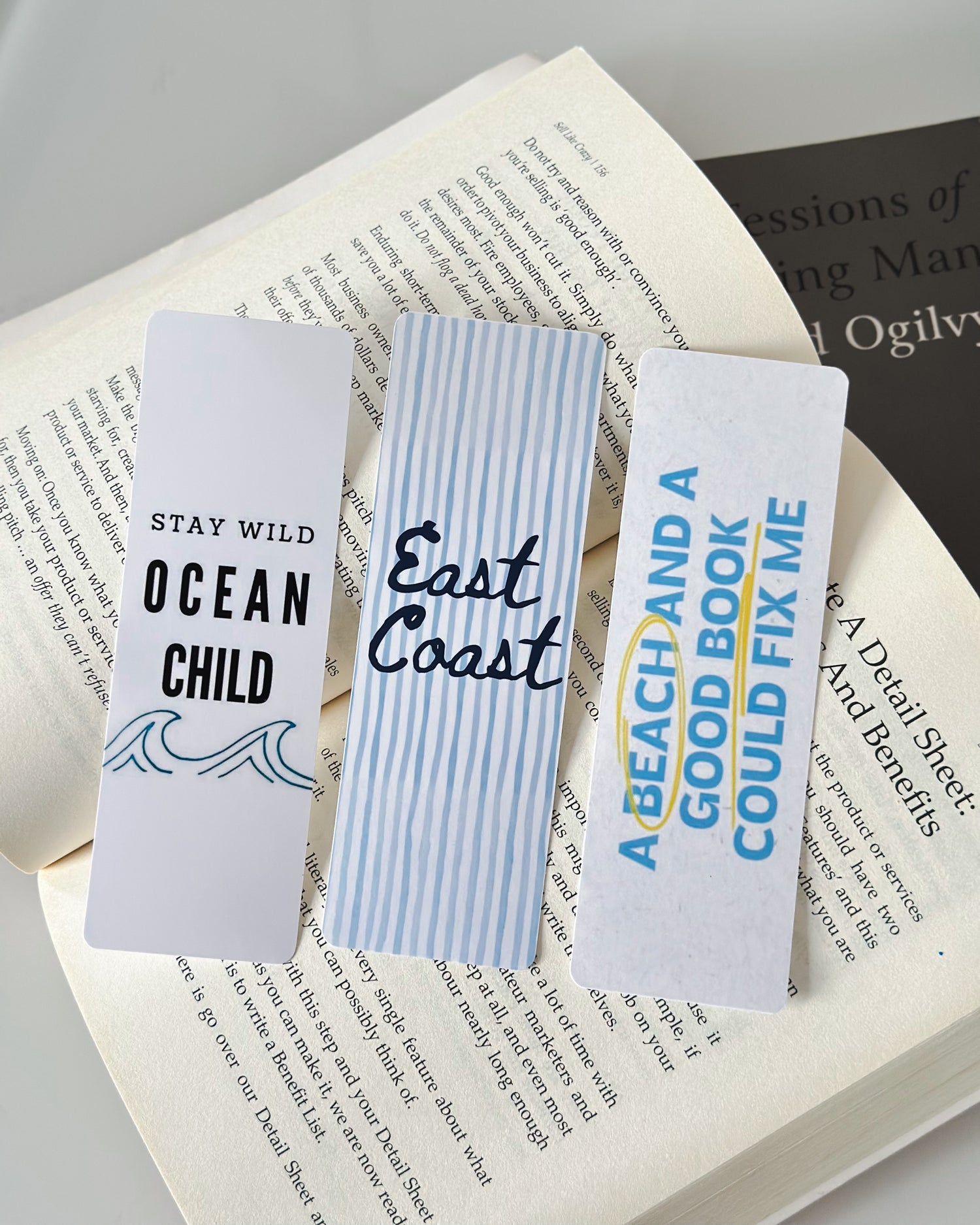 Coastal Vibe Bookmark Set of 3