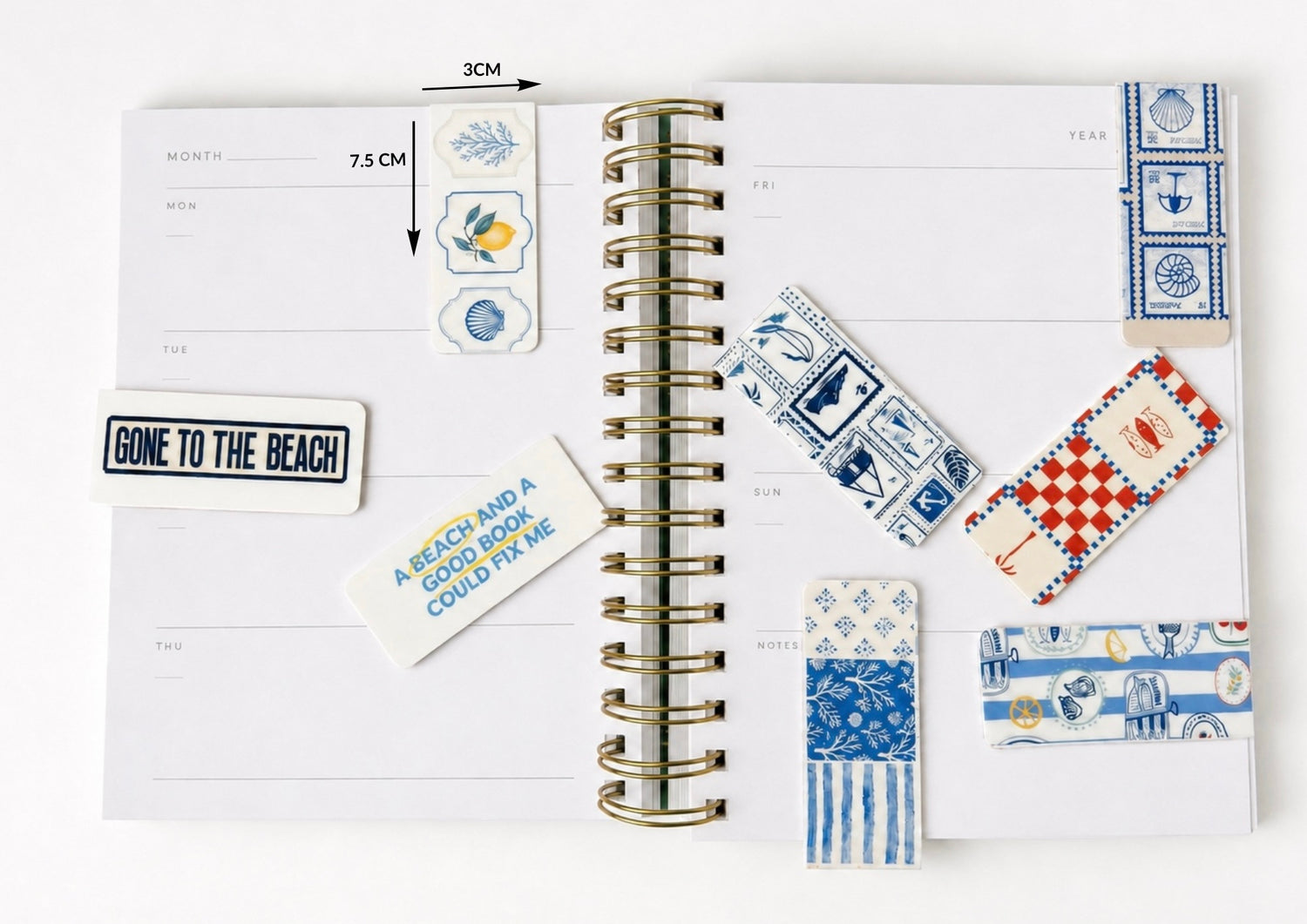 Coastal Vibe Magnetic Bookmark