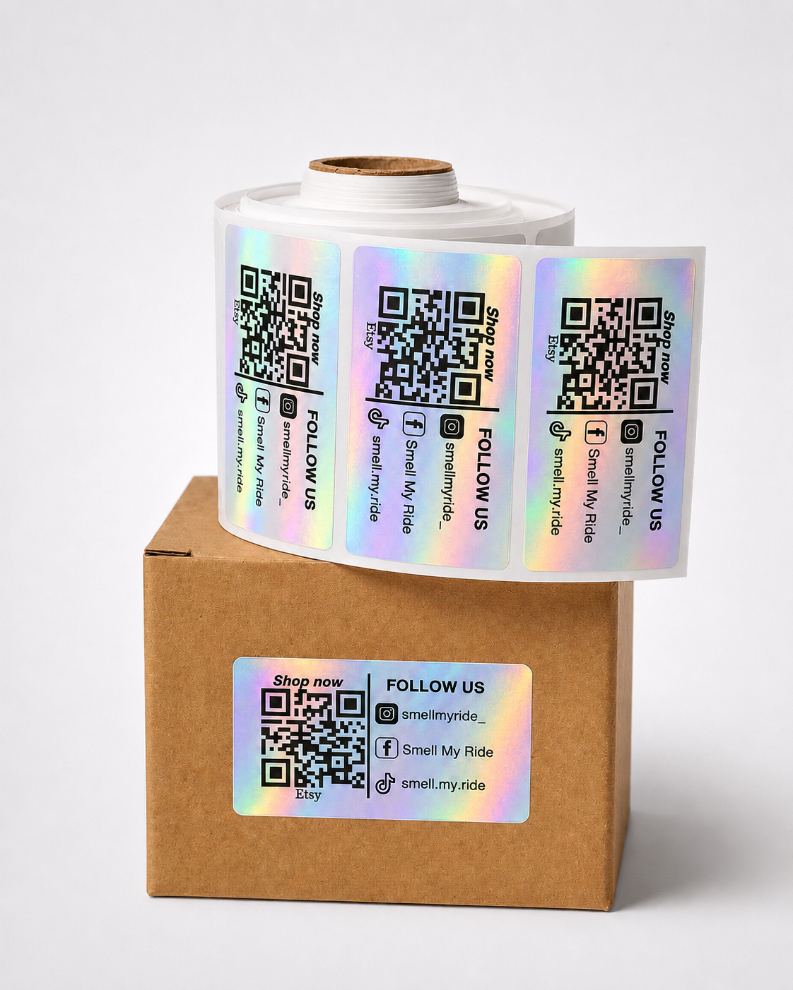 Label Sticker - Holographic 50x30cm