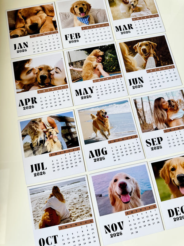Custom 2026 Calendar - Photo Magnets