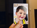 Thoughtful custom bordered photo magnet for gifts and keepsakes