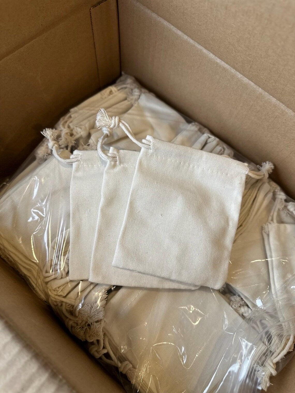 Cotton Drawstring Gift Pouch 10x12 cm - Elevate Small Gifts Instantly